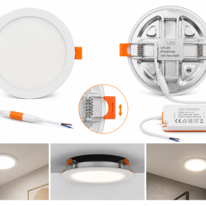 Ներկառուցվող կլոր led պանել 8w | 11.5 սմ | 4000k 1149—(կոդ 0130)