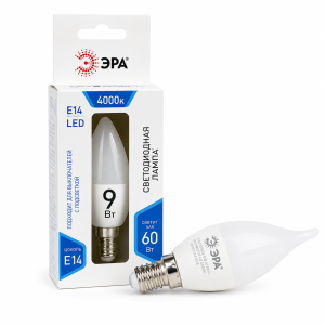 led Լամպ «ЭРА» e14, 9w, 4000k—(կոդ 0109)